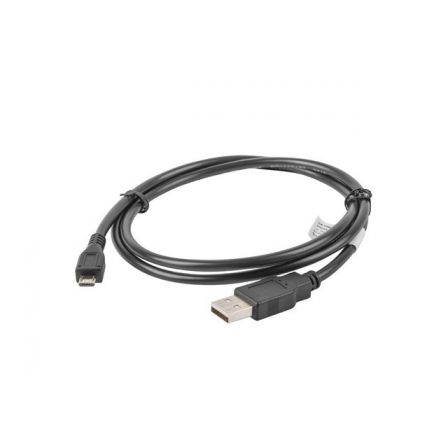 Lanberg Cable USB 2.0 Micro-B a USB A, 1 m, Negro Lanberg Cable USB 2.0 Micro-B a USB A, 1 m, Negro